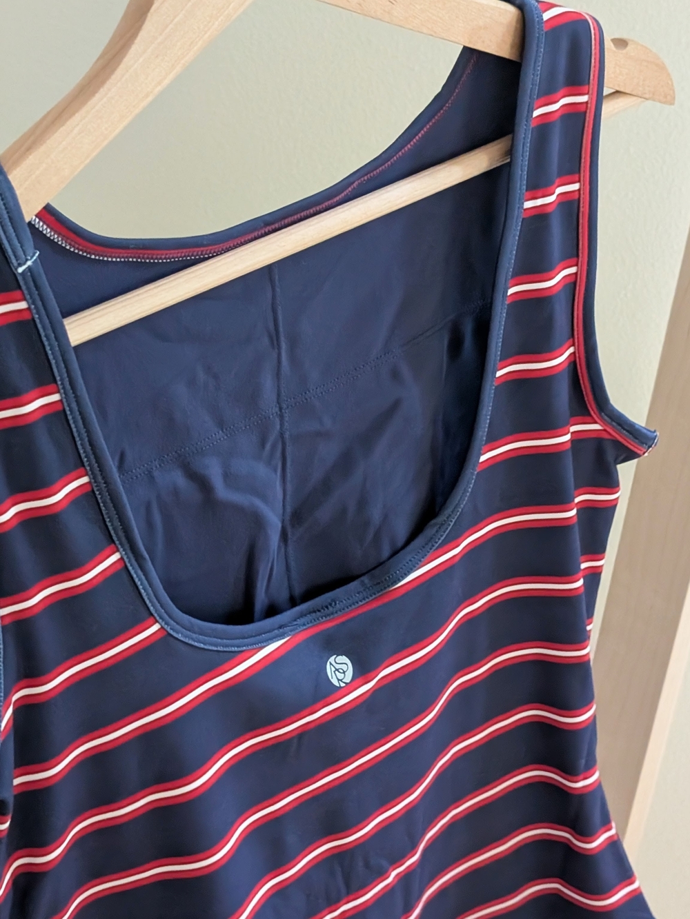 ✨SOLD✨ NWT Altar'd State Icon Striped Tennis Mini Skort Dress In Navy/Red - L - Picture 9 of 12